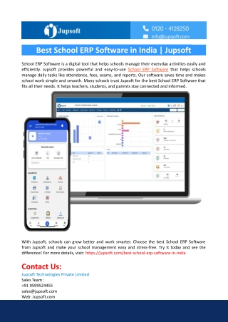 Best School ERP Software in India