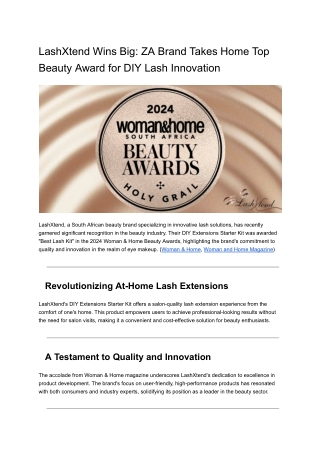 LashXtend Wins Big_ ZA Brand Takes Home Top Beauty Award for DIY Lash Innovation