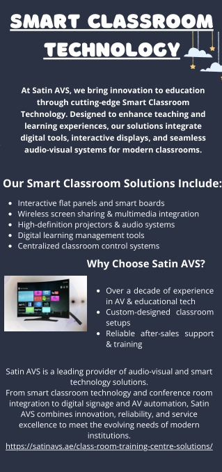 Smart classroom technology