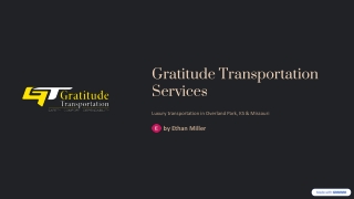 Gratitude Transportation Services | Luxury Airport & Event Transportation in Ove