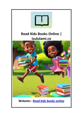 Read Kids Books Online  Izululami.co
