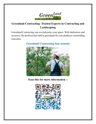 greenland contracting trusted experts