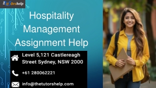 Hospitality Management Assignment Help