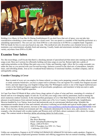 Online Music Bar Newcastle Live Music Venue Publication Your Table