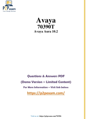 avaya 70390t avaya aura 10 2