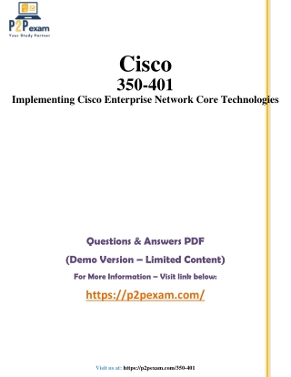 cisco 350 401
