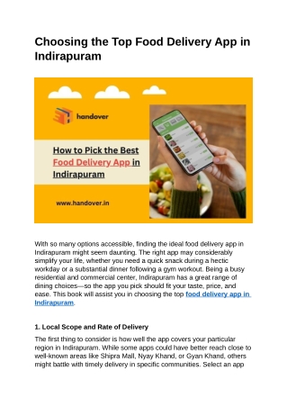 handover-Choosing-the-Top-Food-Delivery-App-in-Indirapuram