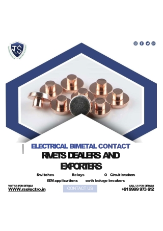 Electrical Bimetal Contact Rivets Dealers and Exporters