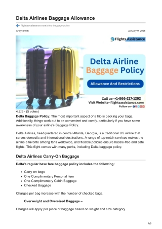 Delta Baggage Policy: Everything You Need to Know Before You Fly