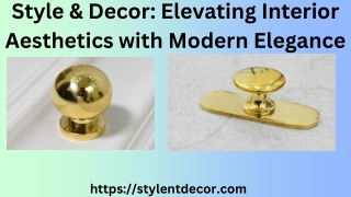 StylentDecor Elevating Everyday Living Through Style