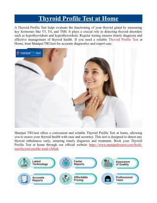 thyroid profile test at home