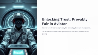 Unlocking Trust Provably Fair in Aviator