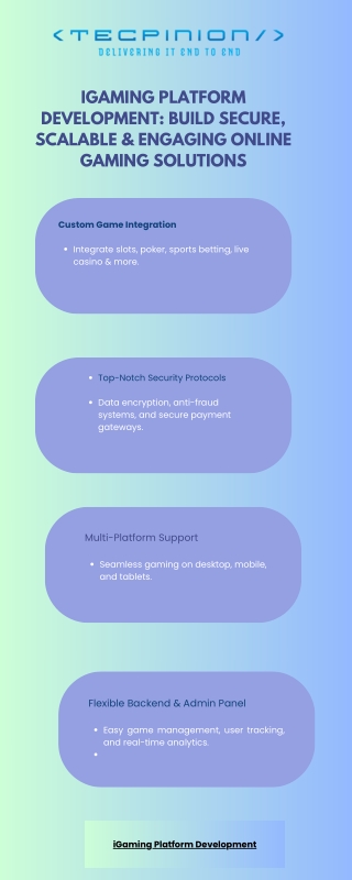 igaming platform development build secure
