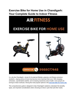 exercise bike for home use in chandigarh your