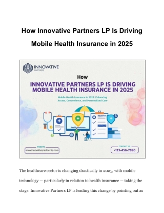 Revolutionizing Health Insurance with Mobile-First Solutions