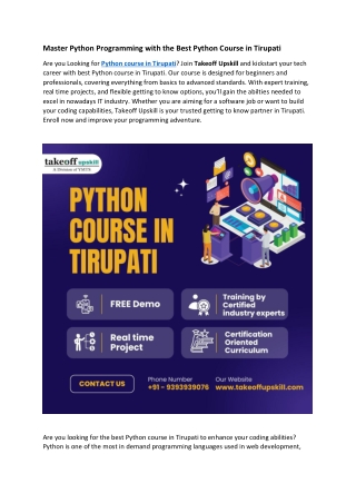 master python programming with the best python