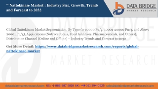Global Nattokinase Market