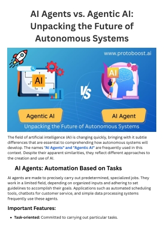 AI Agents vs. Agentic AI: Unpacking the Future of Autonomous Systems
