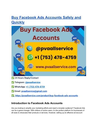 Buy Facebook Ads Accounts Safely and Quickly (1)