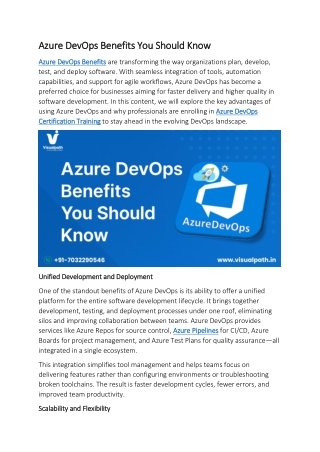 azure devops benefits you should know azure