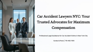 Car Accident Lawyers NYC Your Trusted Advocates for Maximum Compensation
