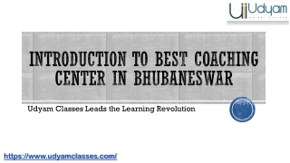 Achieve Your Academic Goals with Bhubaneswar’s Best Coaching Center