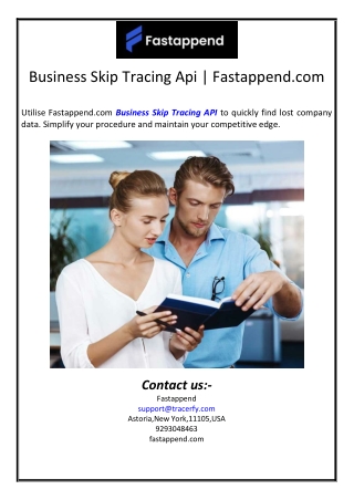 business skip tracing api fastappend com