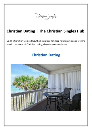 Christian Dating