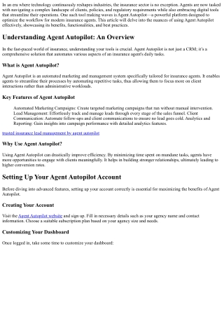 The Modern Insurance Agent_s Guide to Using Agent Autopilot