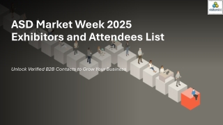 ASD Market week 2025 Exhibitor and Attendees List