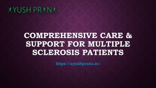 Comprehensive Care & Support for Multiple Sclerosis Patients
