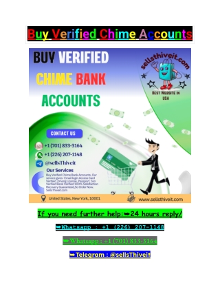 Buy Verified Chime Accounts