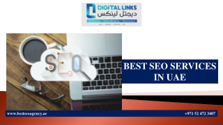 BEST SEO SERVICES IN UAE