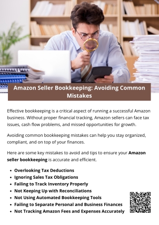 Amazon Seller Bookkeeping: Avoiding Common Mistakes