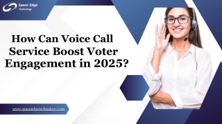 how can voice call service boost voter