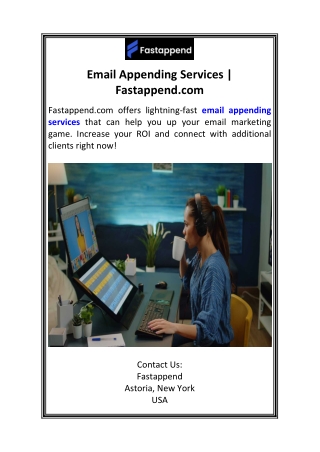 email appending services fastappend com