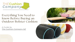 Everything You Need to Know Before Buying an Outdoor Bolster Cushion