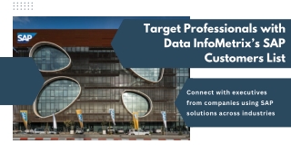 target professionals with data infometrix