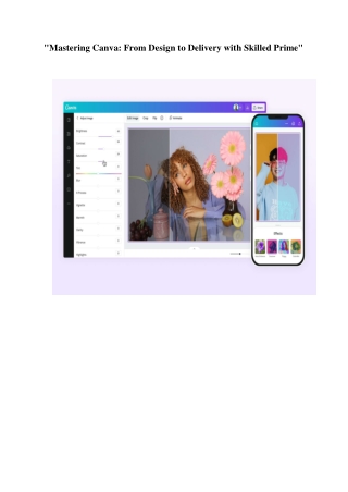 mastering canva from design to delivery with