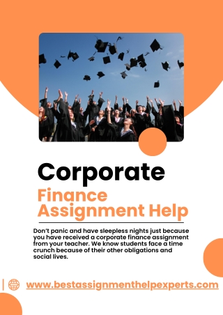 Corporate Finance Assignment Help in New Zealand & Australia