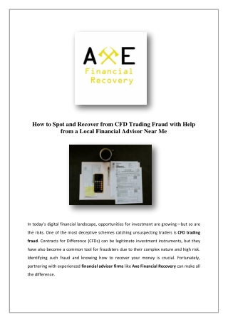 Financial Recovery Services in The USA | Axe Financial Recovery