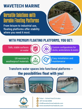 Durable Floating Platforms