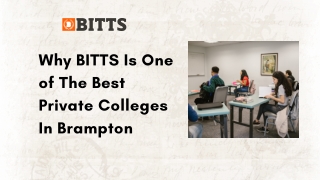 why bitts is one of the best private colleges