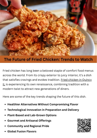 The Future of Fried Chicken: Trends to Watch