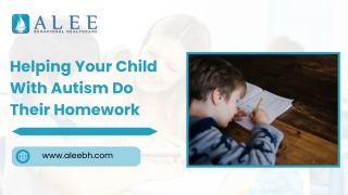 Helping Your Child With Autism Do Their Homework