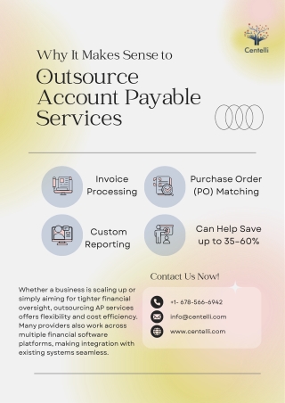 Outsource Account Payable Services