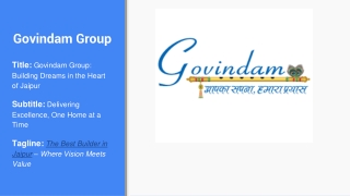 govindam group