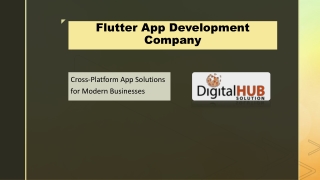 Flutter App Development Company: Why Choose Us for eCommerce Apps?