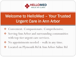 After-Hours Clinic in Ann Arbor | HelloMed Urgent Care