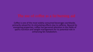Coffee fat burner and practical tips on how to hack your coffee machine